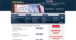 Desktop Screenshot of media.jobbdirekt.se
